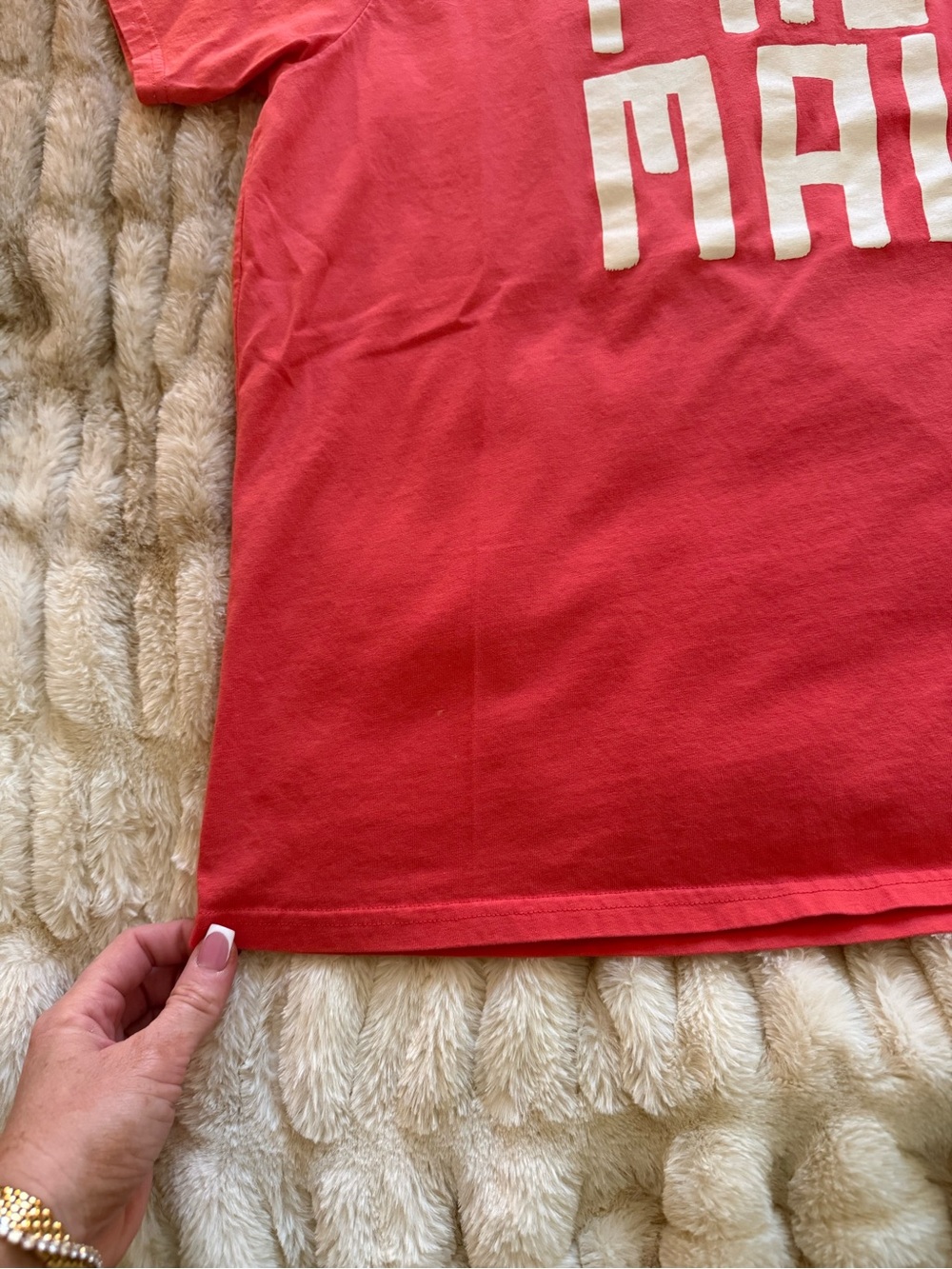 Red 'PAS MAL' Graphic Short-Sleeve Tee - Picture 5 of 7